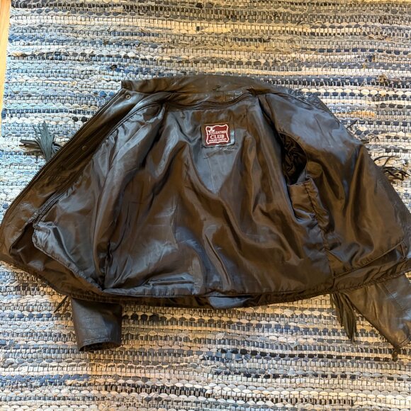 Leather Club Sheepskin Leather Jacket w/removable vest Womens' XL (est'd.) - Picture 7 of 16